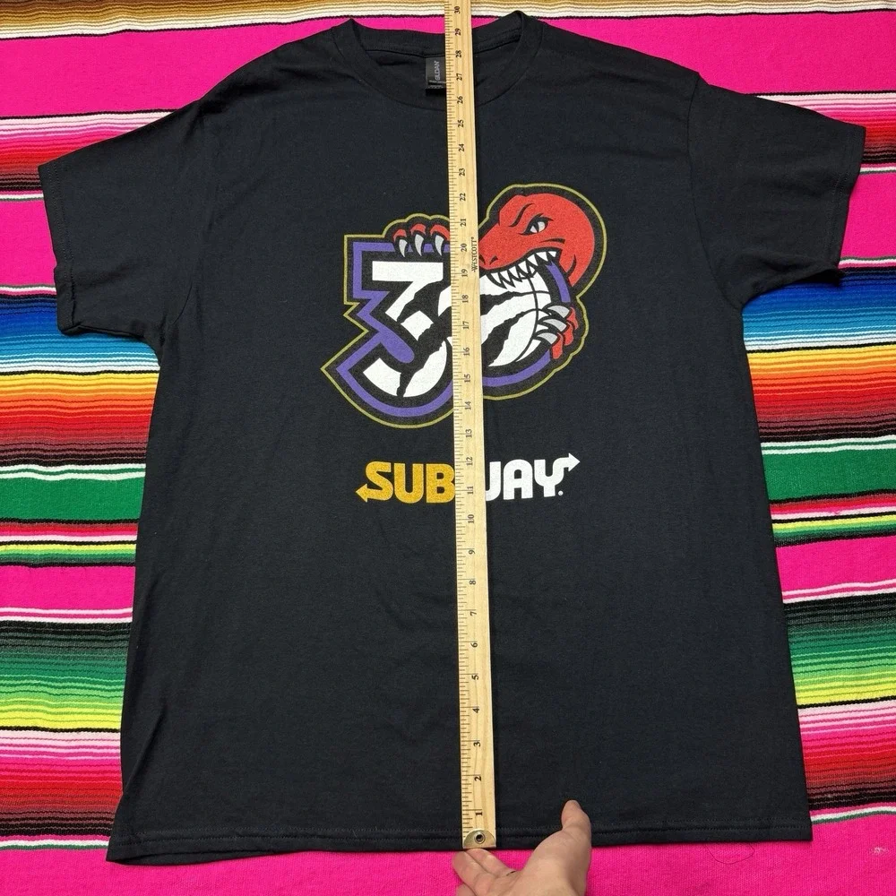 Toronto Raptors 30th Anniversary x Subway Collab T-Shirt Men L T-Shirt NBA - Picture 5 of 5